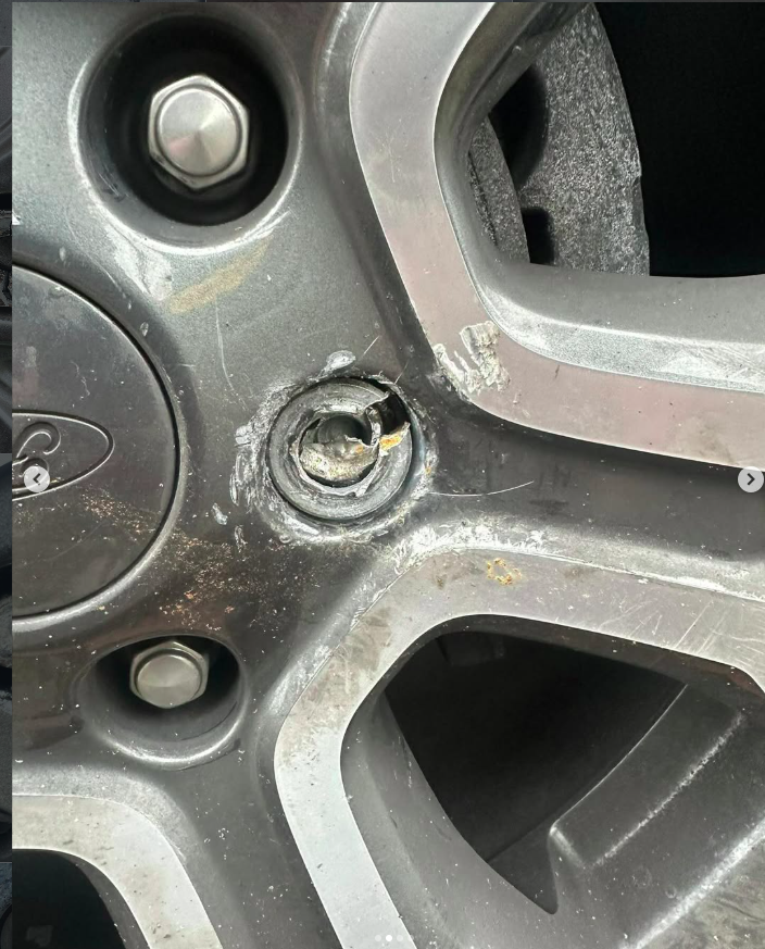Wheel-safe locking nut removal after failed attempts