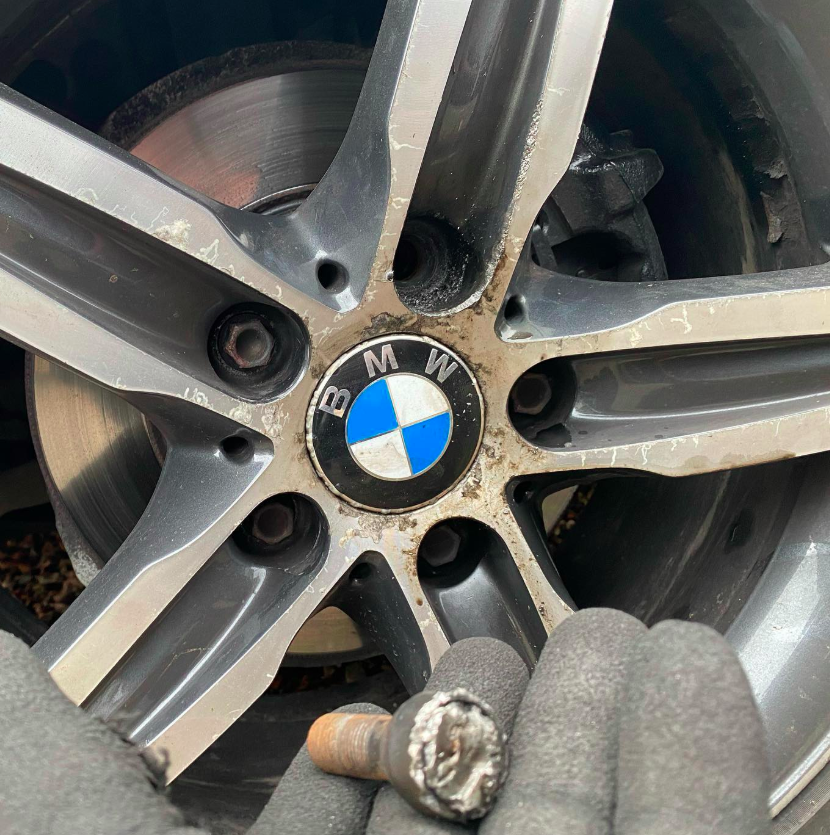 Wheel-safe locking nut removal after failed attempts